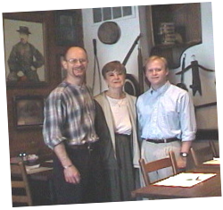 Betty with her son Scott and grandson Chris